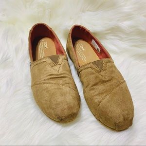 TOMS Toffee Suede Microfiber Women's Classic Shoes